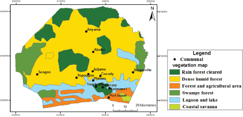 geoinformatics-geostatistics-Vegetation-map