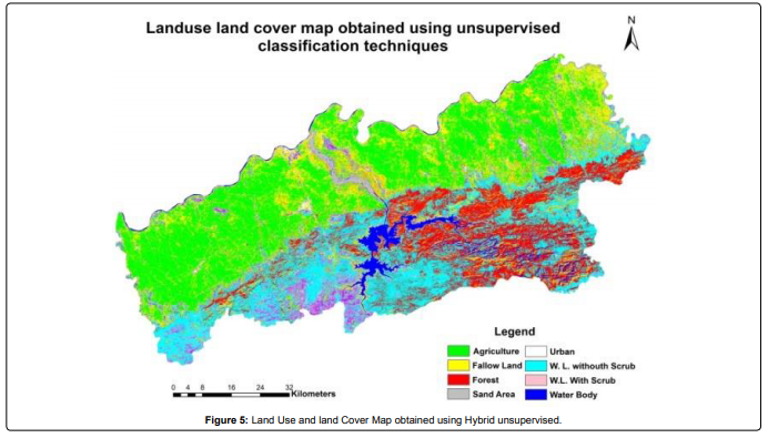 Development of Hybrid Unsupervised Classification Techniques for Accuracy Enhancement of Land Use/Land Cover Mapping Using Geo-spatial Technology: Hoshangabad, District Madhya Pradesh, India