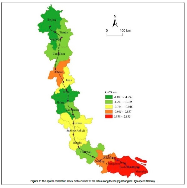 Impact of High-speed Railway on Urban Spatial Expansion along the Line and its Measurement Analysis-In the Case of Beijing-Shanghai HighspeedRailway