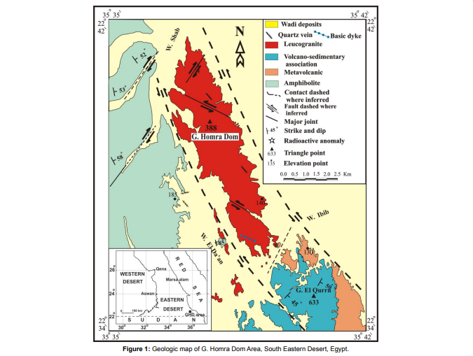 Geochemistry and Uranium Mineralization in Neoproterozoic Leucogranite of Gabal Homra Dom, SouthEastern Desert, Egypt