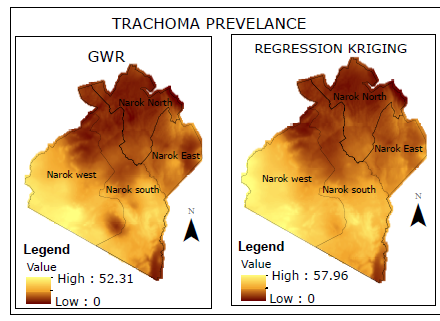 Comparison of Spatial and Conventional Regression Models in Determination of Trachoma Prevalence and Associated Risk Factors