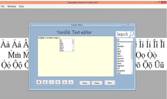 Development of Yoruba Language Spell Checker Using Interpolation Algorithm