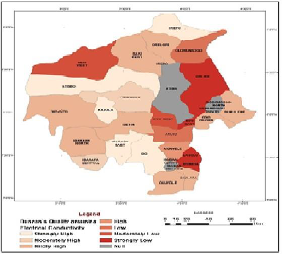 Regional Pattern of Quality Characteristics of Groundwater in Oyo State, Nigeria Using ANOVA and Duncanâ€™s Post Hoc Test