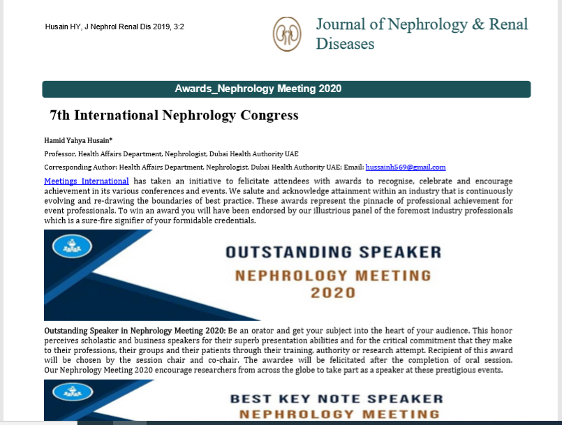 7th International Nephrology Congress