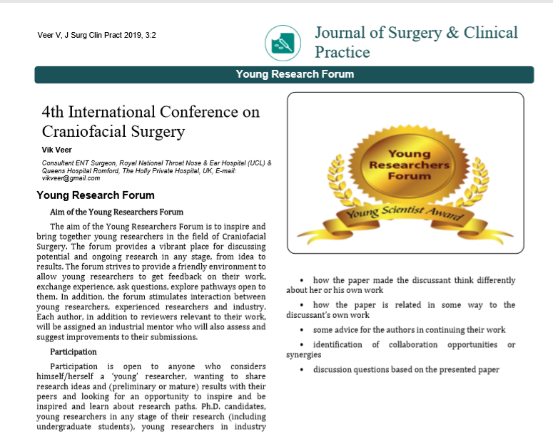 4th International Conference on Craniofacial Surgery
